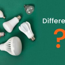 The Difference Between Incandescent, CFL, and LED bulbs.