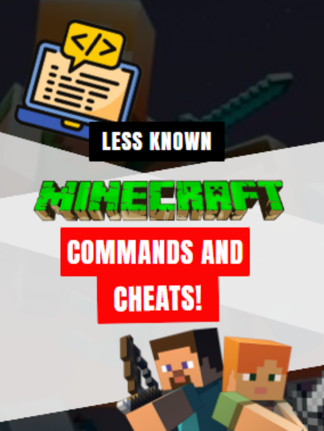 Less known Minecraft Commands and Cheats!